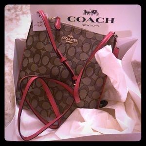 Authentic Coach cross-body bag